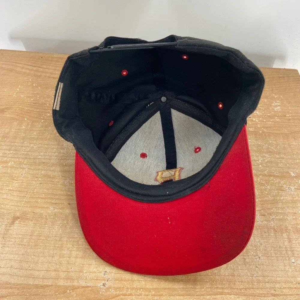 Pittsburgh Pirates Snapback Hat Mens Black Red Vintage Style Baseball Cap MLB